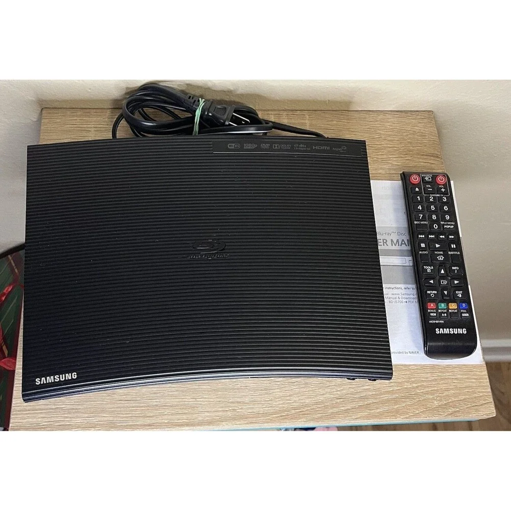 Samsung BD-J5700 Smart Blu-Ray Disc DVD Player Streaming OEM Remote Manual